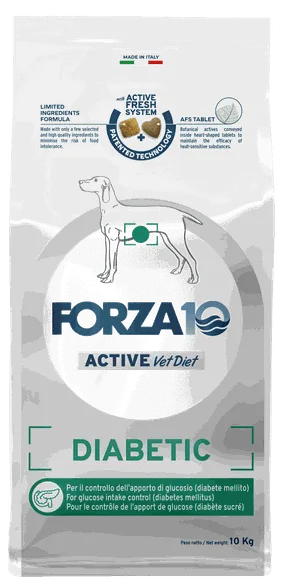FORZA10 Active Vetdiet Diabetic, suņiem sausā barība, 10 kg