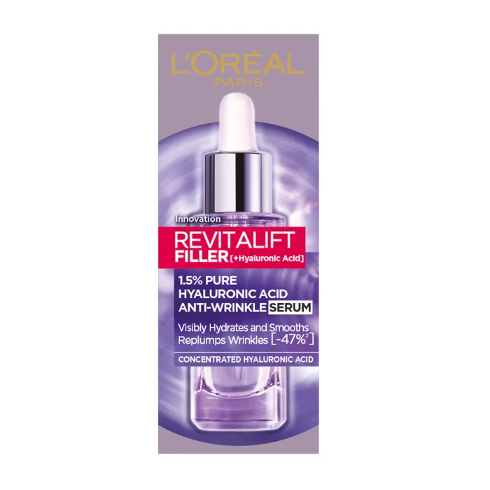 SERUMS AR 1,5% HIALURONSKĀBI L'OREAL PARIS REVITALIFT FILLER 30ML