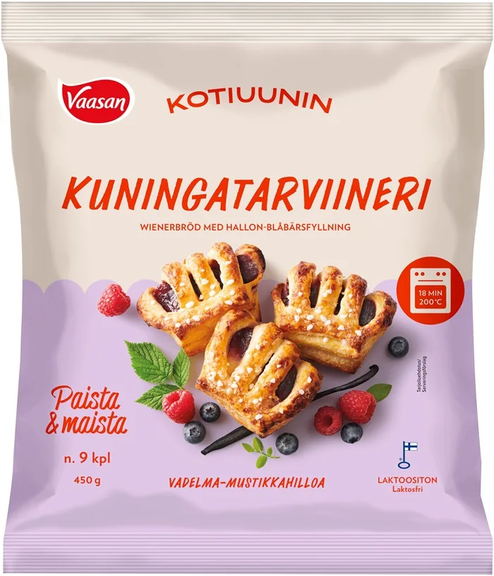 MINI DĀŅU SMALKMAIZĪTES AR AVEŅU UN MELLEŅU PILDĪJUMU 9X50 G, VAASAN