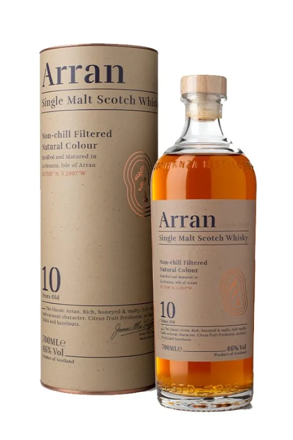 Viskijs Arran Single Malt, 10 Y.O., 46%, 0,7 l