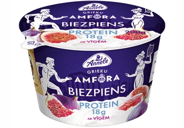 BIEZPIENS ANNELE AMFORA PROTEIN AR VĪĢĒM 200G