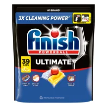 TRAUKU MAZGĀŠANAS TABLETES FINISH ULTIMATE LEMON 39GAB.