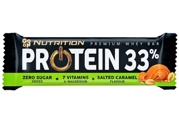 PROTEĪNA BATONIŅŠ GO ON AR SĀĻO KARAMELI 33% 50G