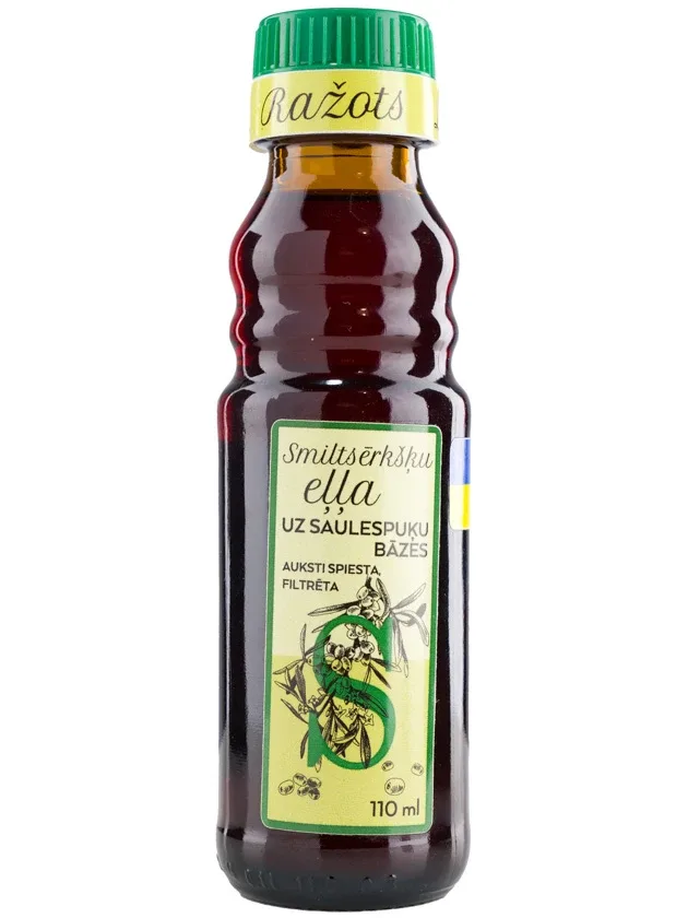 Smiltsērkšķu eļļa uz saulespuķu eļļas bāzes, 110 ml