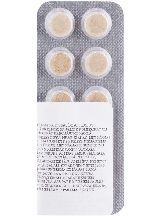 Mukaltīns 200 mg (Ukraina), 10 tabletes