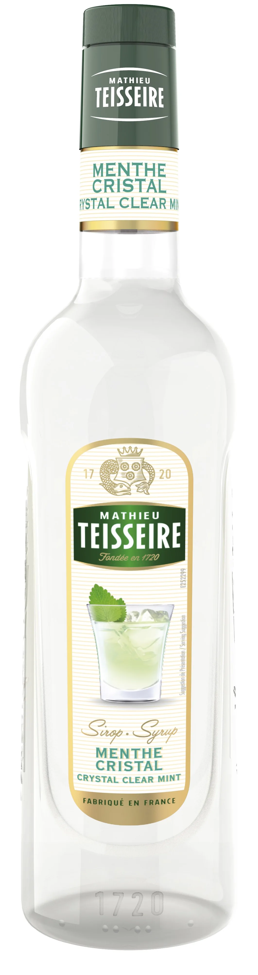 SĪRUPS TEISSEIRE CRISTAL CLEAR MINT, 0.7L (DEP)