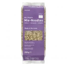 NŪDELES MIE PILNGRAUDU BIO 250G