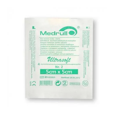 Medrull salvetes neaustas 5 x 5 cm sterilas N2