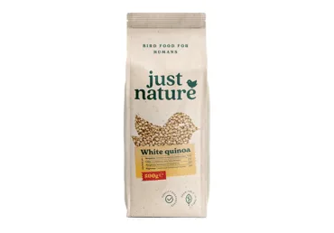 KVINOJA JUST NATURE BALTĀ 500G