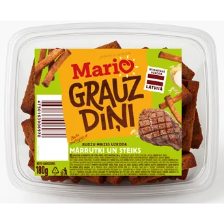GRAUZDIŅI AR MĀRRUTKU UN STEIKA GARŠU 180G