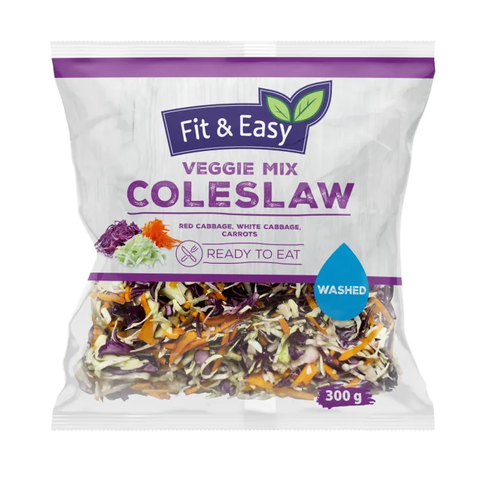 DĀRZEŅU MAISĪJUMS FIT&EASY COLESLAW 300G