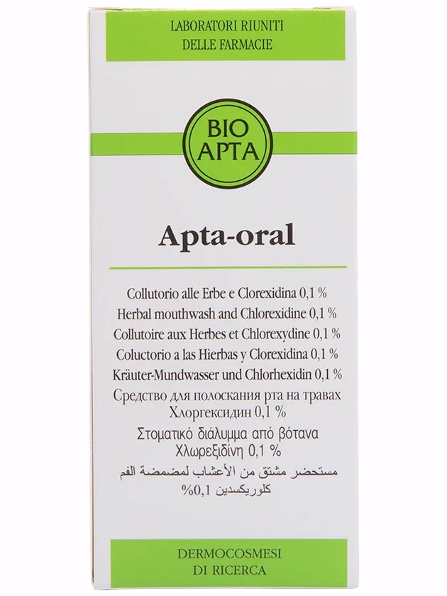 Bioapta Apta-Oral Verde mutes skalojamais līdzeklis ar augu ekstraktiem, 200 ml
