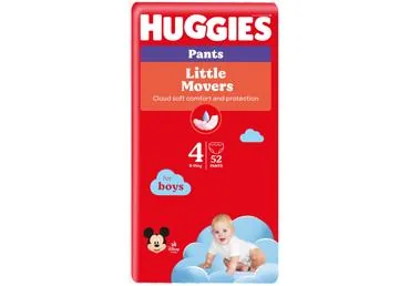 AUTIŅBIKSĪTES HUGGIES BOY S4 9-14KG 52GAB.