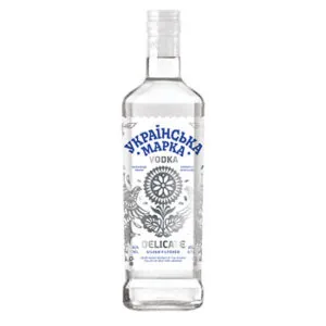 Водка Ukrainskaya Marka Delicate 40%, 0,7 л