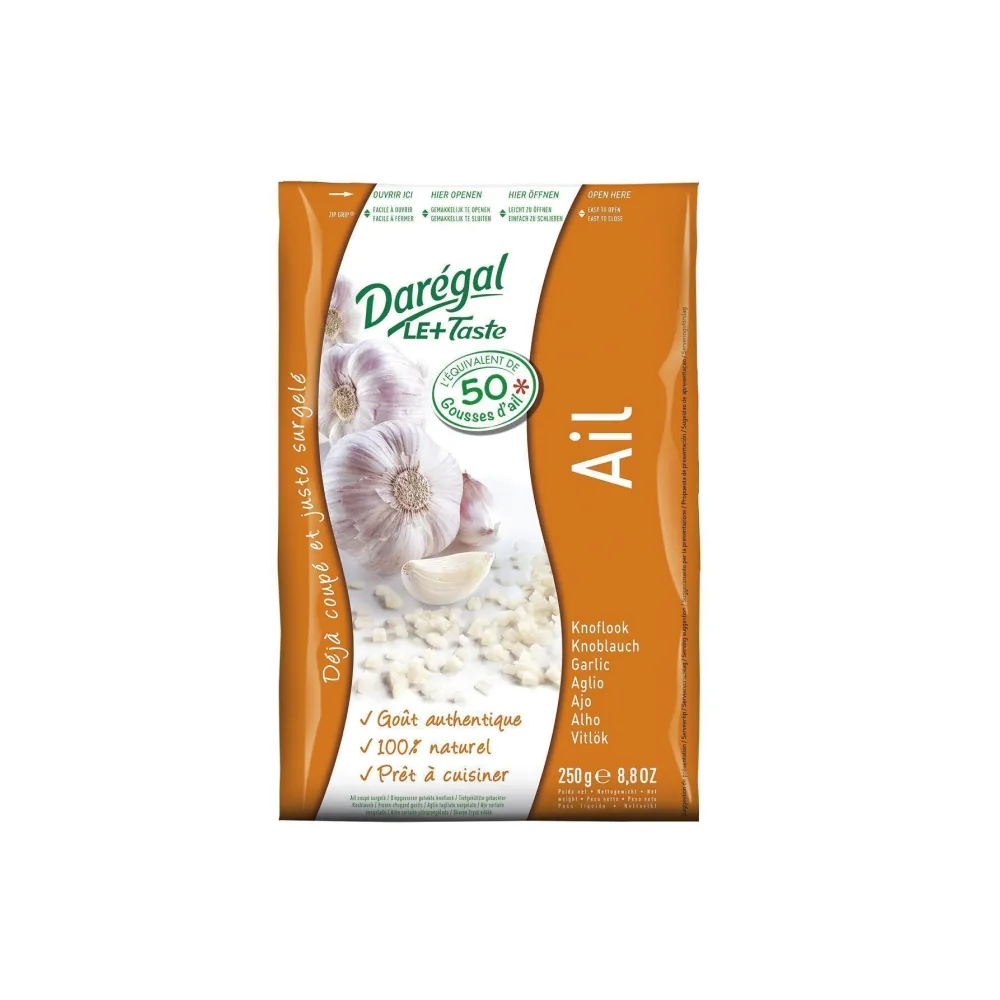 Ķiploki, sagr., sald., iqf, 250 g, Daregal