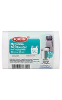 RUBIN HIGIĒNISKIE ATKRITUMU MAISI AR ROKTURIEM, 5L, 60GAB.