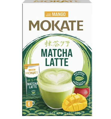 ŠĶISTOŠAIS DZĒRIENS MOKATE LATTE MATCHA MANGO 14GX6GB
