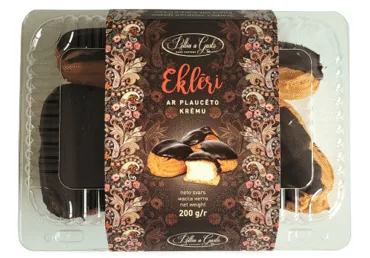 EKLĒRI AR PLAUCĒTO KRĒMU PELLIJA 200G