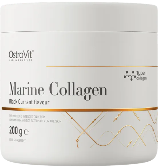 Ostrovit Marine Collagen Black currant pulveris, 200 g