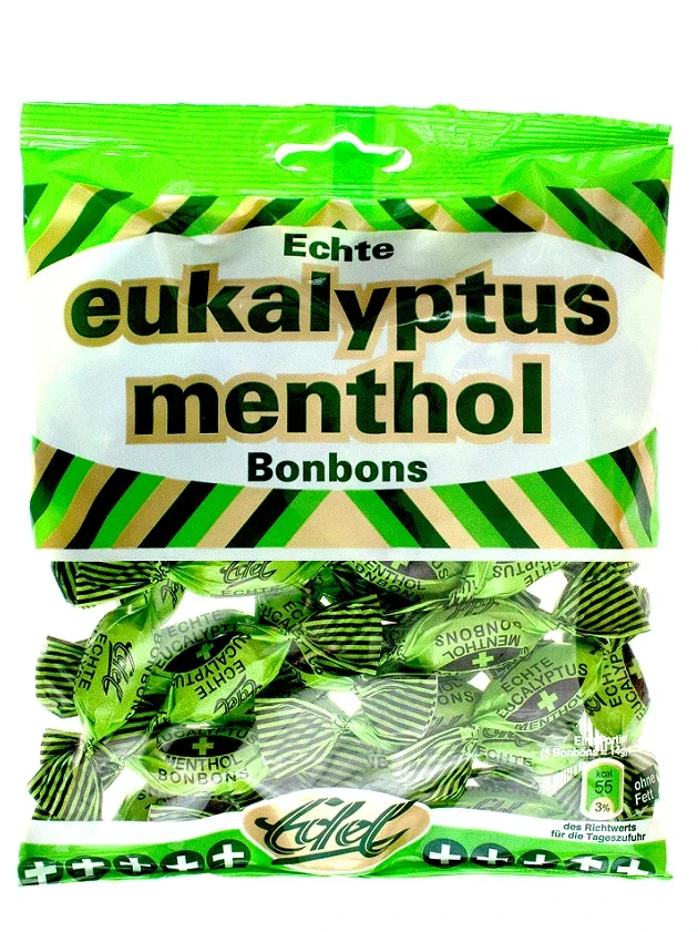 Edel mentola/eikalipta konfektes, 100 g