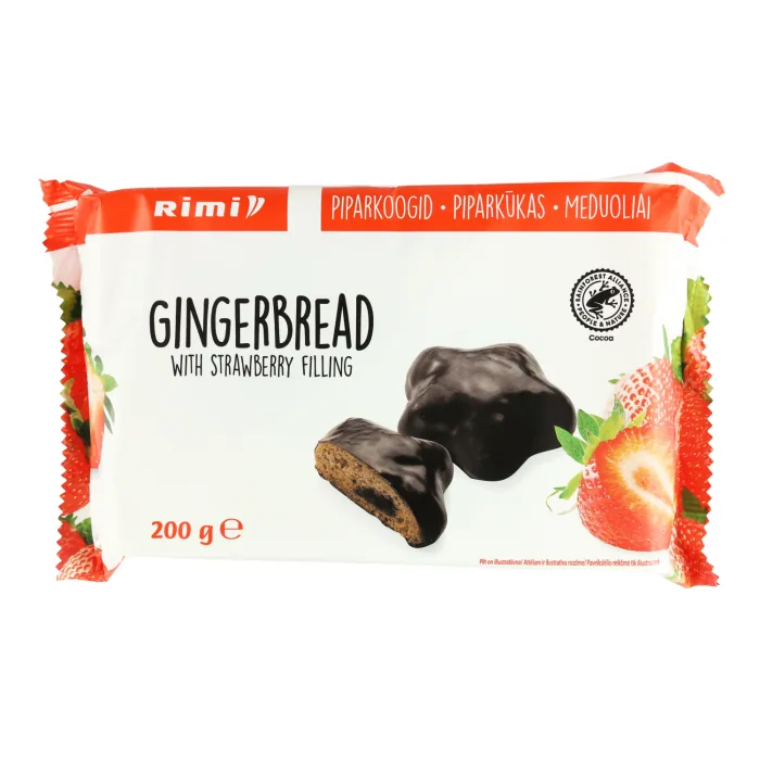 PIPARKŪKAS RIMI AR ZEMEŅU PILDĪJUMU TUMŠAJĀ ŠOKOLĀDĒ 200G