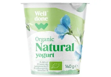 BIO JOGURTS WELL DONE NATURAL 140G