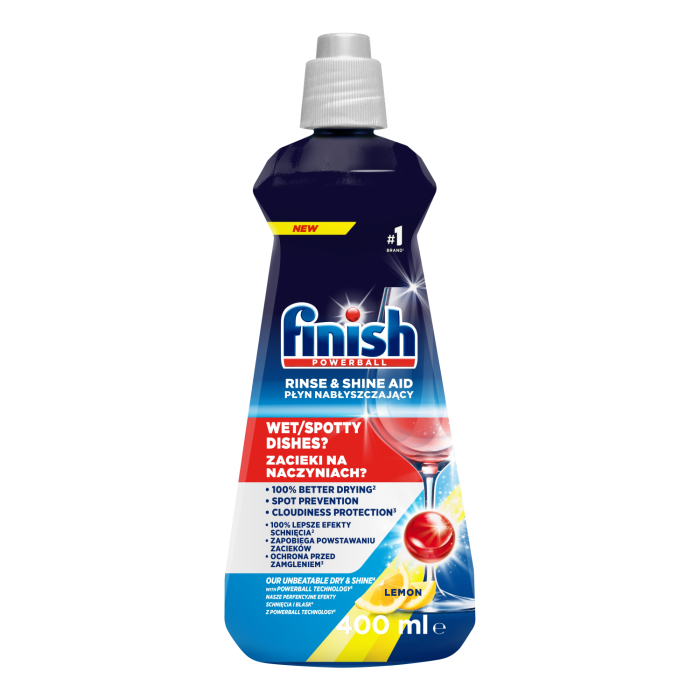 LĪDZEKLIS TRAUKU MAŠĪNĀM FINISH LEMON 400ML