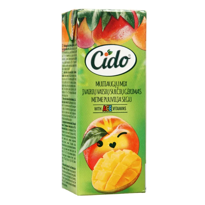 CIDO MULTIAUGĻU MIX SULAS DZĒRIENS (SLIM)