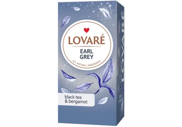 MELNĀ TĒJA LOVARE EARL GREY 24X2G