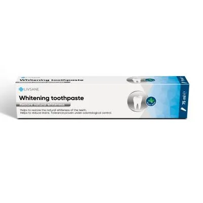 Livsane Whitening zobu pasta 75 ml