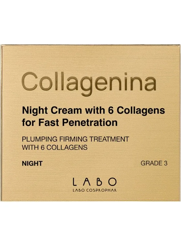 Collagenina nakts krēms ar 6 veidu kolagēniem intensitāte 3, 50 ml