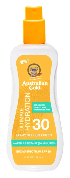 Australian Gold SPF 30 gel sprejs, 237 ml