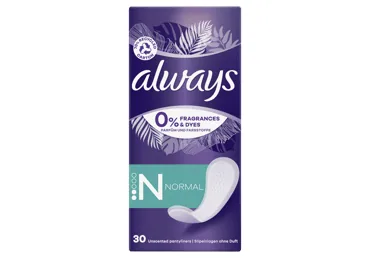 HIGIĒNISKIE IELIKTNĪŠI ALWAYS NORMAL FRESH&PROTECT 30GAB