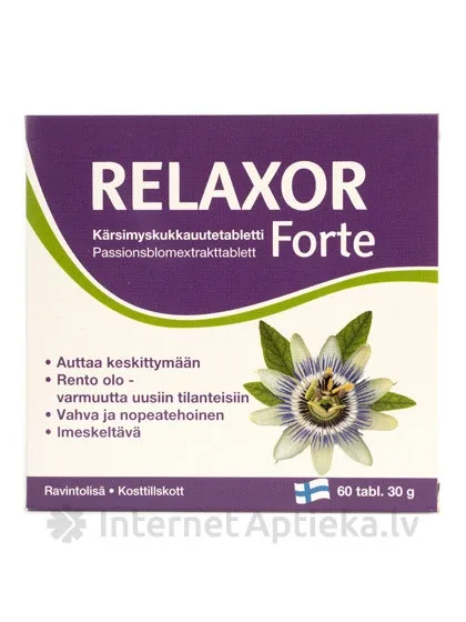 Relaxor forte, 60 tabletes