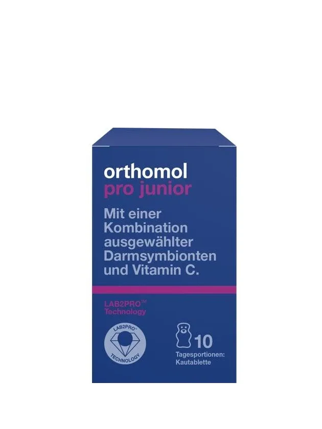 Orthomol Pro Junior 10 košļājamās tabletes, 10 košļājamās tabletes