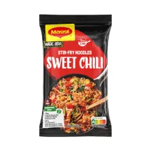 ĀTRI PAGATAVOJAMĀS NŪDELES MAGGI AR SALDĀ ČILI GARŠU 185G