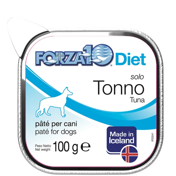 FORZA10 Solo Diet Tuncis, suņiem pastēte, 100 g
