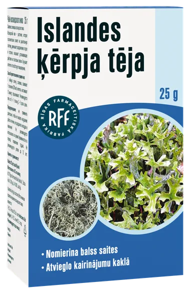 RFF īslandes ķērpja beramā tēja, 25 g