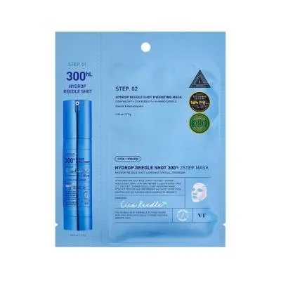 VT Cosmetics Hydrop Reedle Shot 300HL 2 soļu sejas maska N1