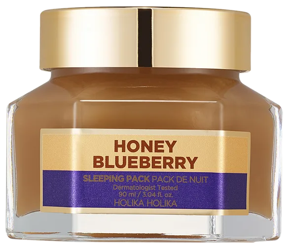 Ночная маска для лица Holika Holika Honey Sleeping Pack Blueberry Honey, 90 мл