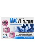 MAGVIT PLATINUM 400MG MAGNIJS + B6 + B12, UZTURA BAGĀTINĀTĀJS, 30TABLETES