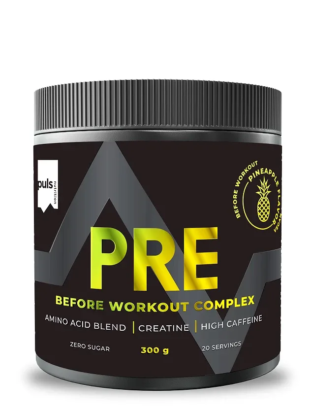 Puls Nutrition Pre Workout Complex pineapple pulveris, 300 g