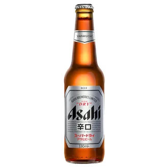 D alus Asahi Super Dry 5% 0,33 l stikls