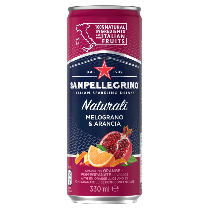 LIMONĀDE SANPELLEGRINO MELOGRANO & ARANCIA 0,33L