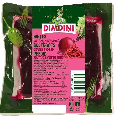 DIMDIŅI BIETES MARINĒTAS RĪVĒTAS, 350G