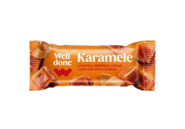 BIEZPIENA SIERIŅŠ AR KARAMELI WELL DONE 45G