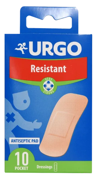 Urgo Resistant 1.9 x 7,2 cm plāksteri, 10 gab.
