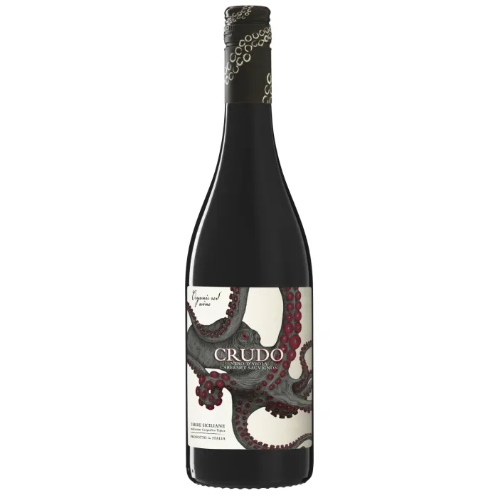 Sarkanvīns Crudo Nero D Avola cab.sauv.14,5% 0,75 l