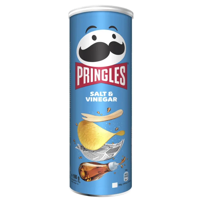 PRINGLES AR SĀLS UN ETIĶA GARŠU  165G