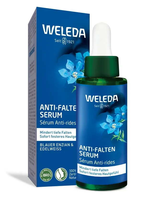 Weleda Blue Gentian & Edelweiss nostiprinošs serums nobriedušai sejas ādai, 30 ml
